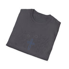 Field of Flowers Blue Cross - T-Shirt