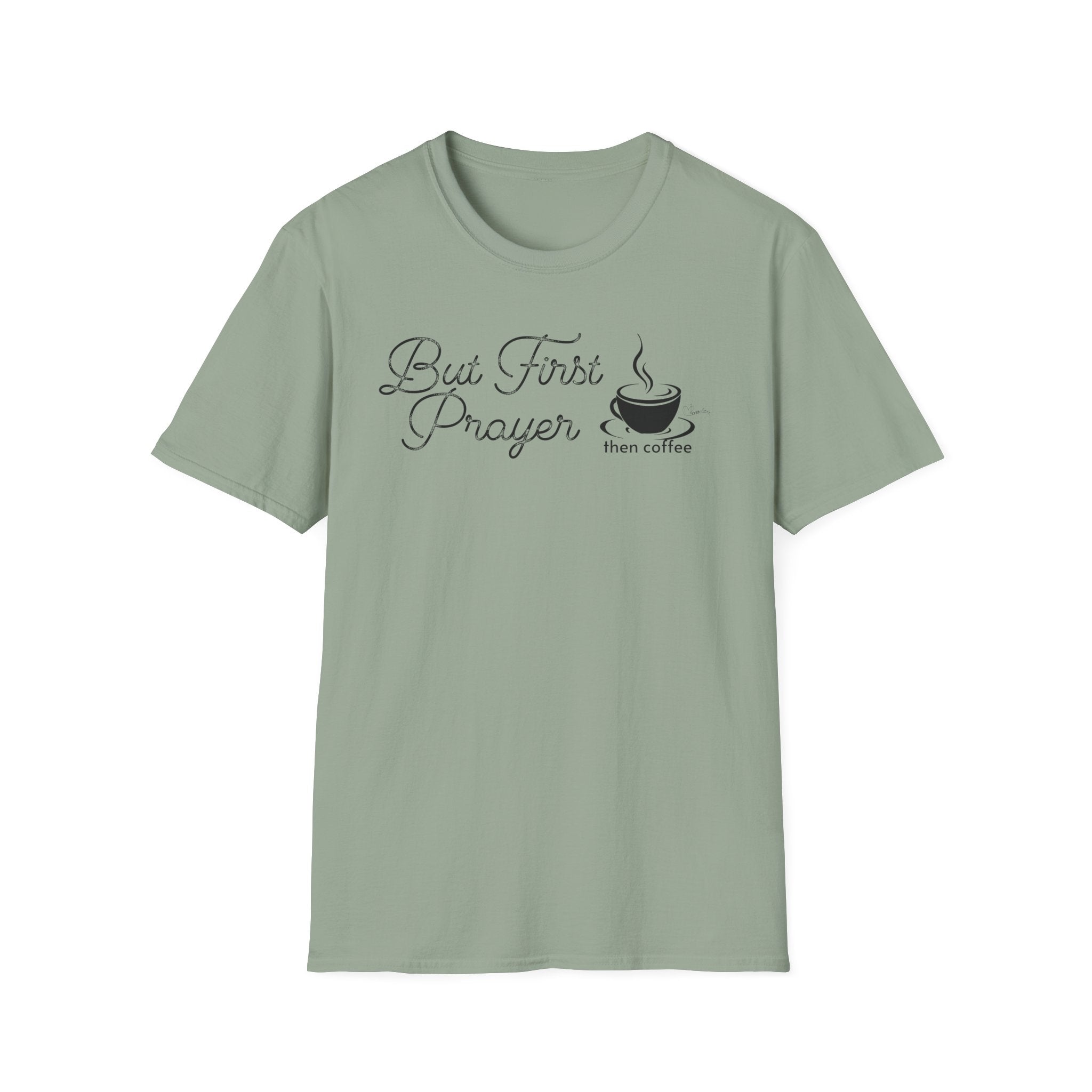 But First Prayer then Coffee Bold Cup - T-Shirt