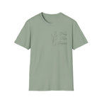 Pray Trust Repeat Cursive Flower - T-Shirt