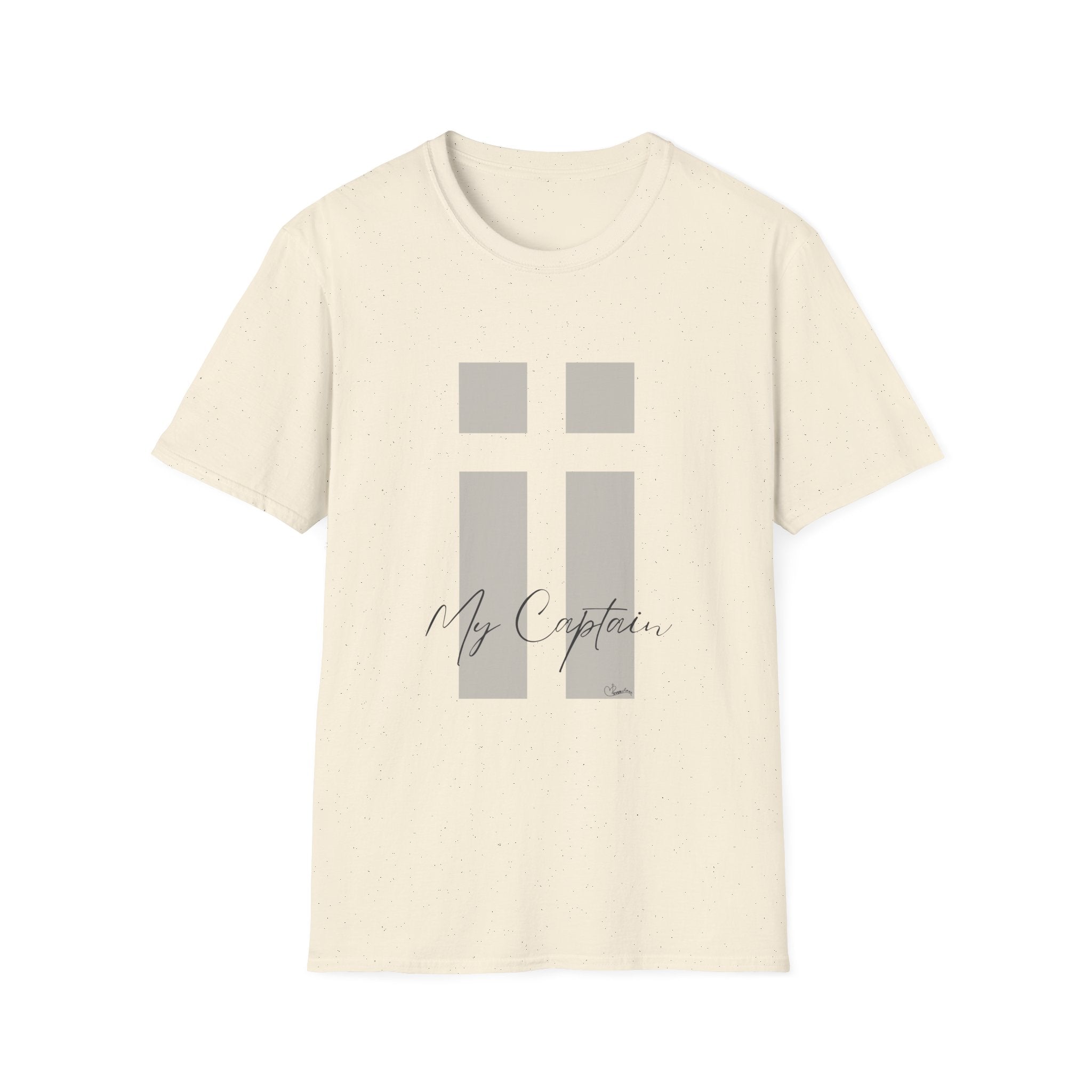 Aye Aye My Captain Subtle Cross Filled Boxes - T-Shirt