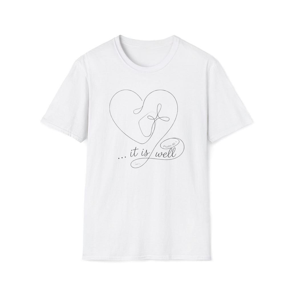 It is well Heart Cross - T-Shirt