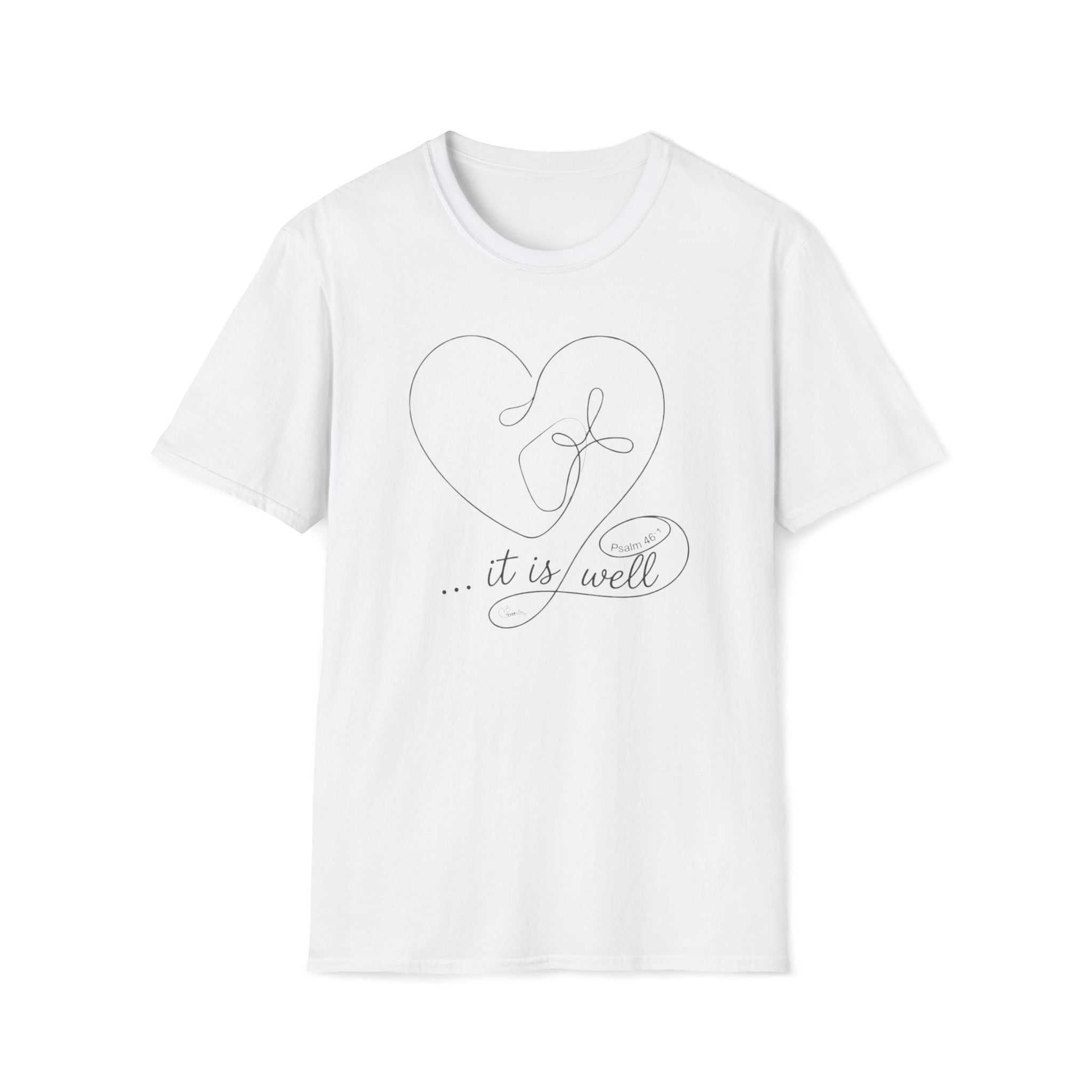 It is well Heart Cross - T-Shirt