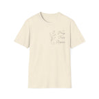 Pray Trust Repeat Cursive Flower - T-Shirt