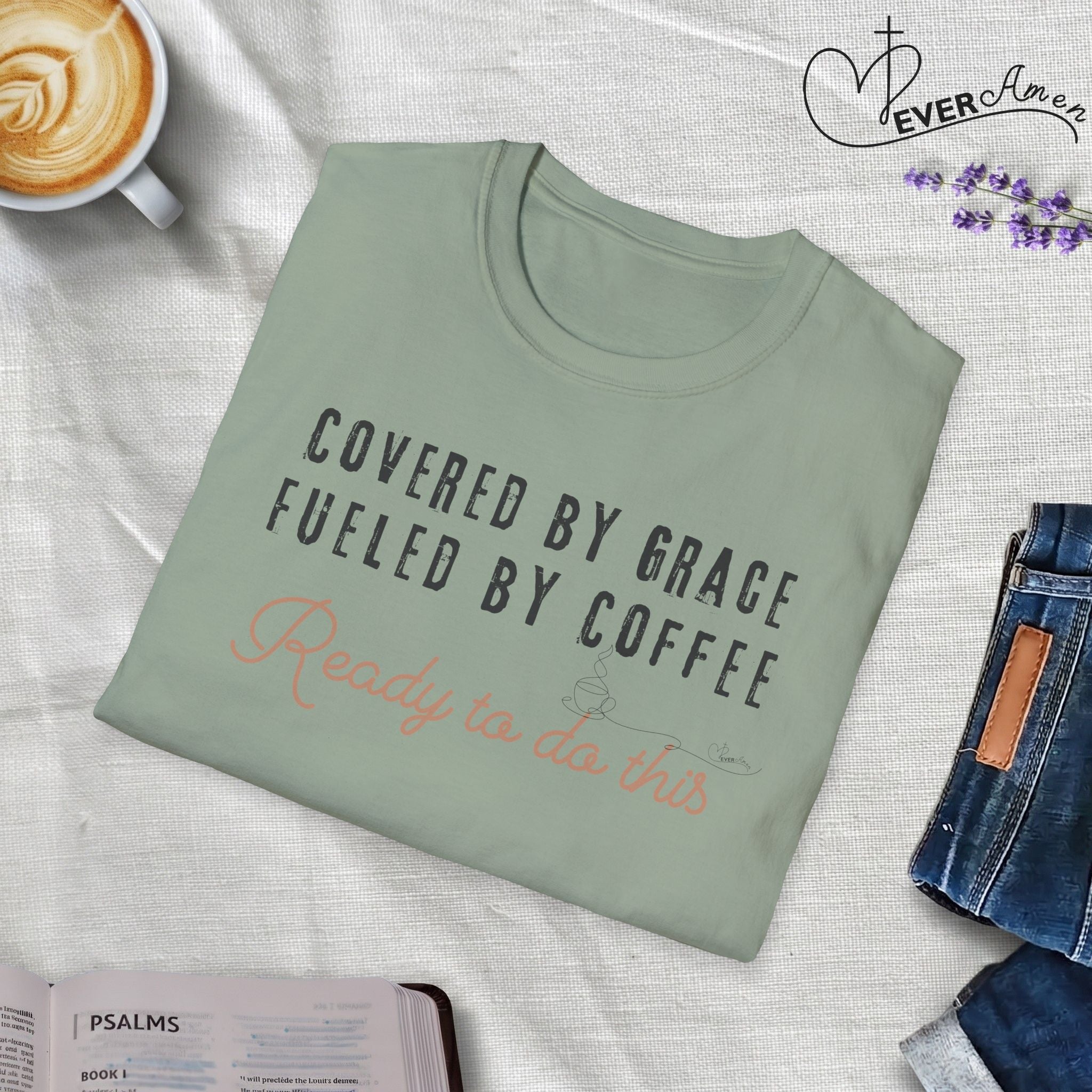 Cover by Grace Fueled by Coffee Ready - T-Shirt