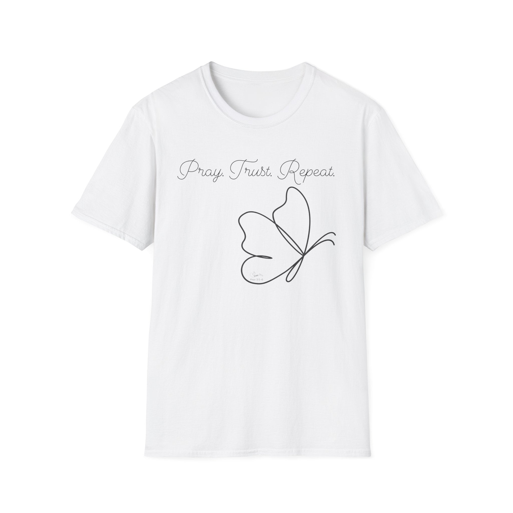 Pray Trust Repeat Butterfly - T-Shirt