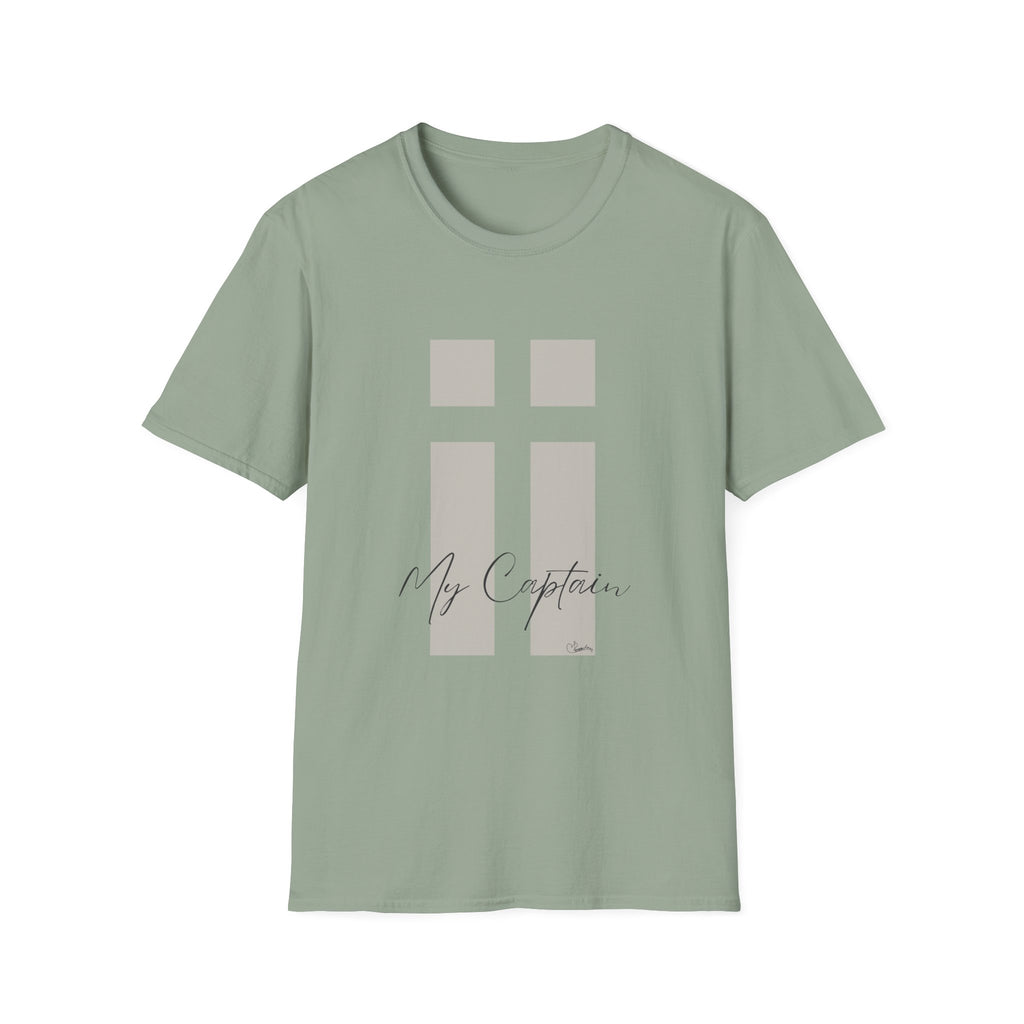 Aye Aye My Captain Subtle Cross Filled Boxes - T-Shirt