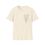 Sand Cross Flowers badge - T-Shirt