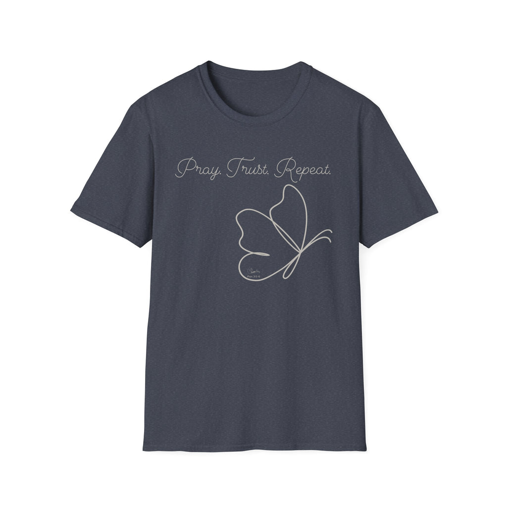 Pray Trust Repeat Butterfly - T-Shirt