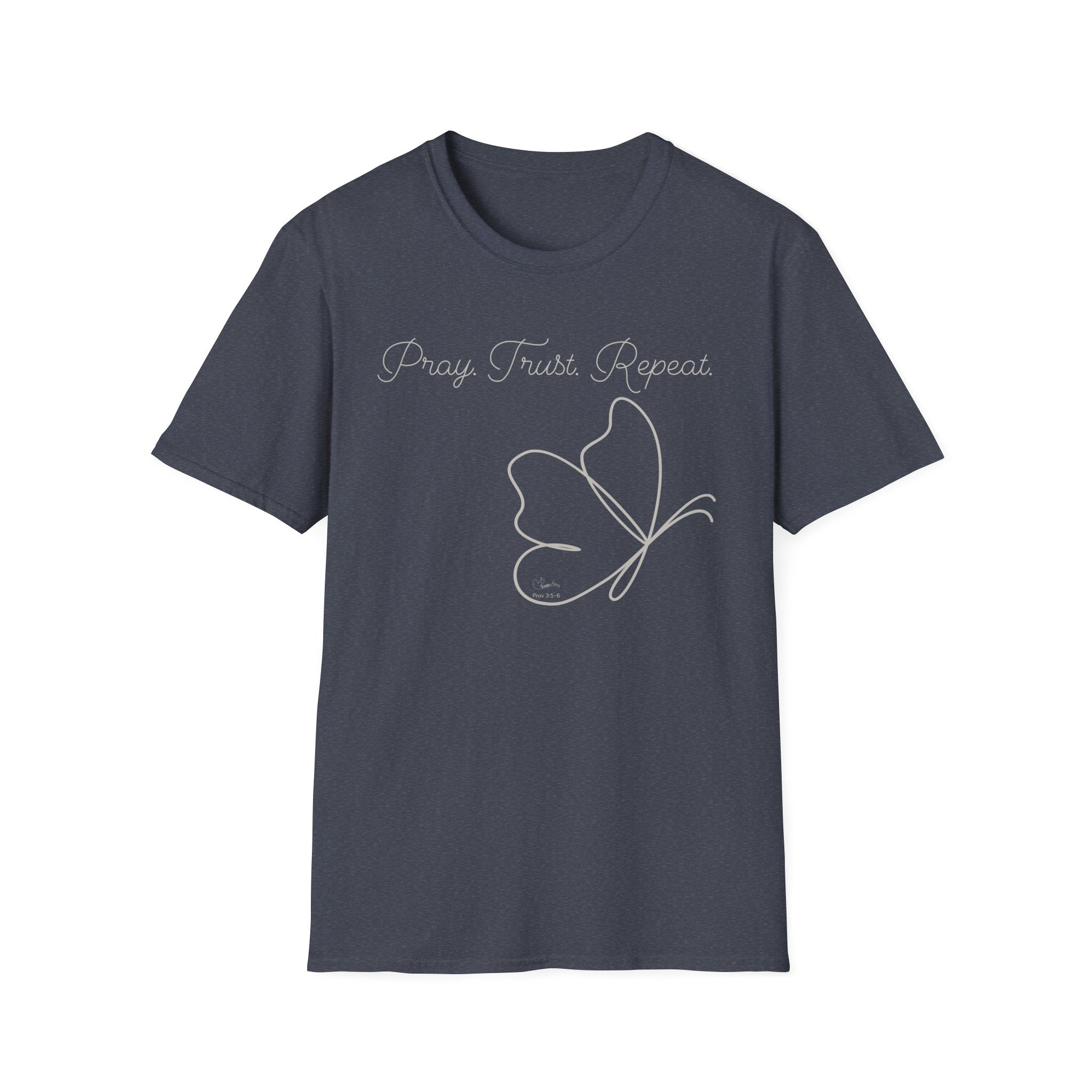 Pray Trust Repeat Butterfly - T-Shirt