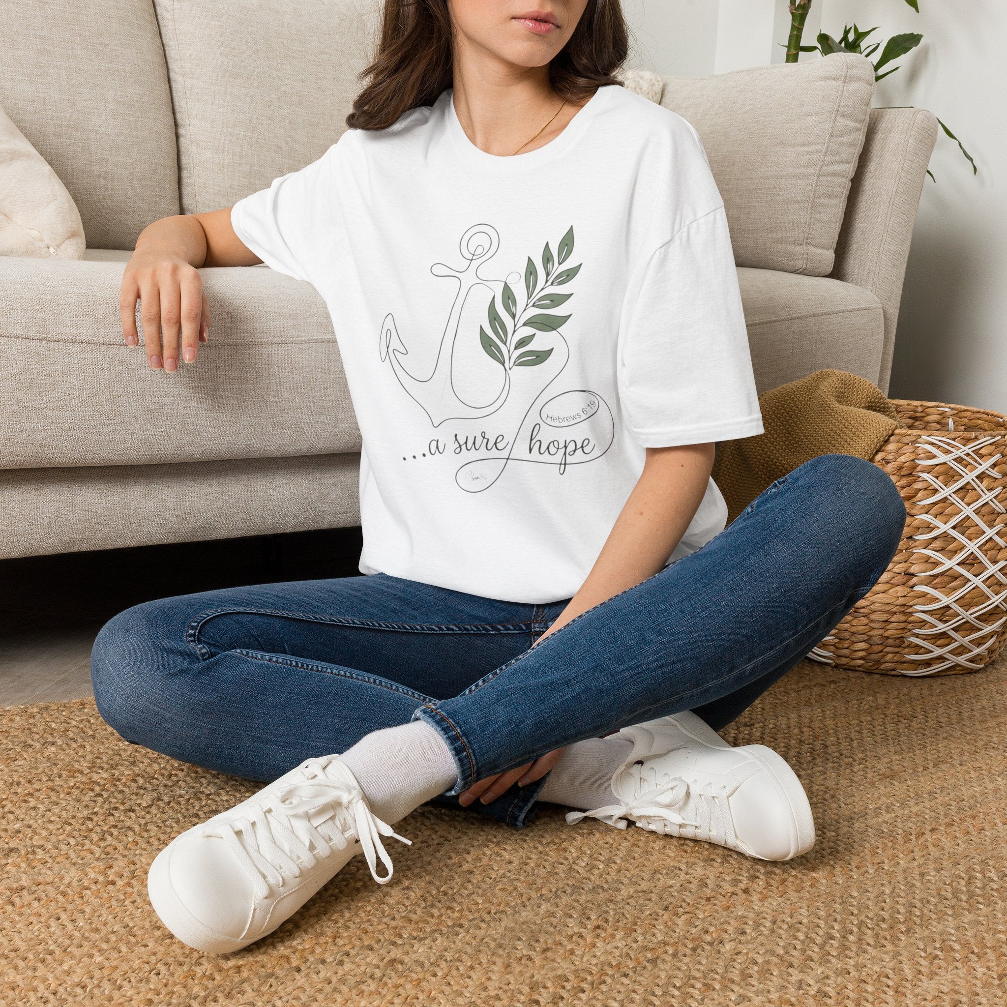 Sure Hope Anchor and Olive - Faith T-Shirt