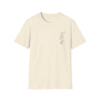 Faith Hope Love Cursive with Words pocket - T-Shirt