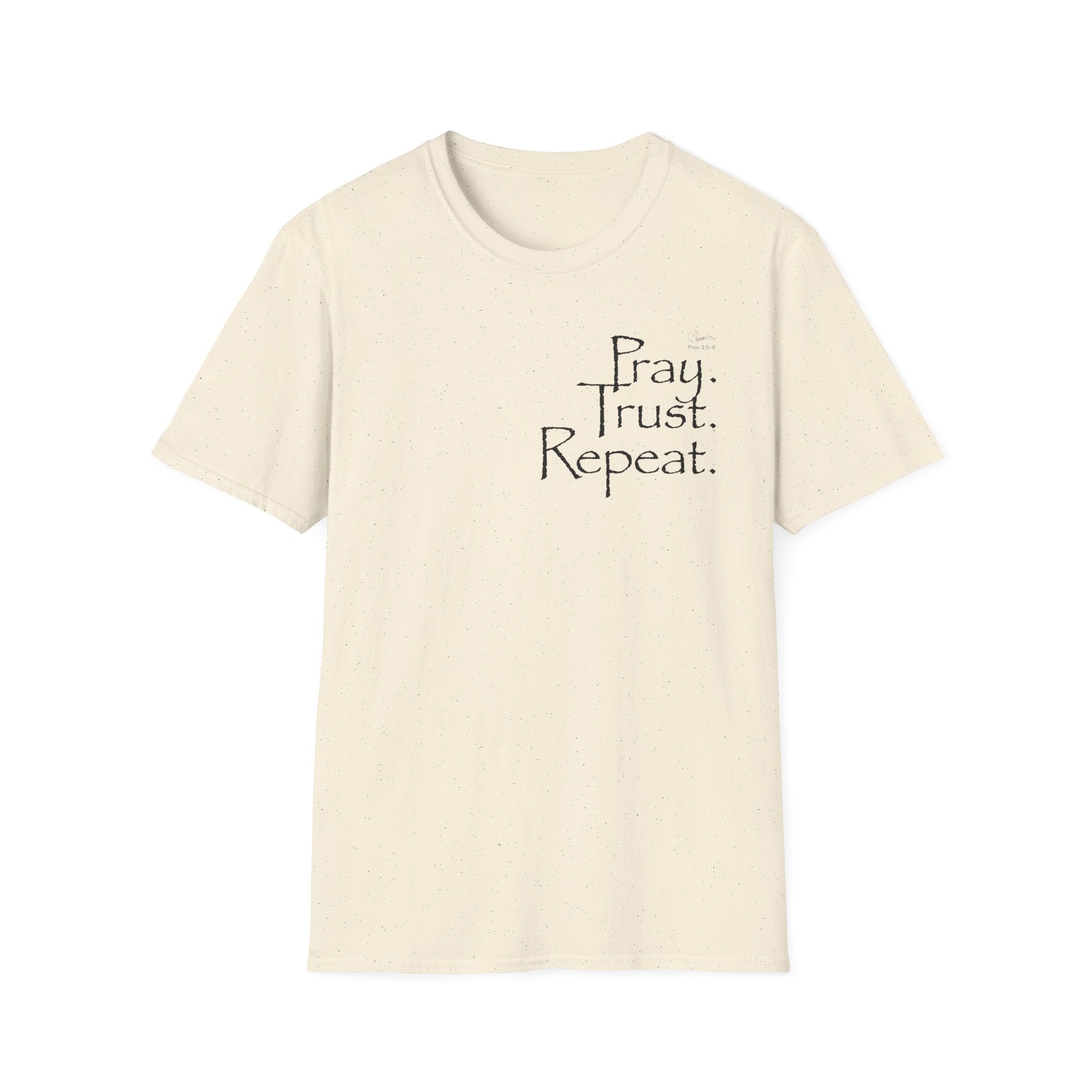 Pray Trust Repeat Stacked - T-Shirt