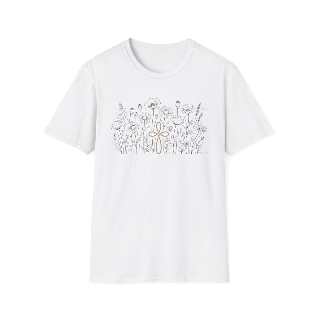 Field of Flowers Sand Cross - T-Shirt