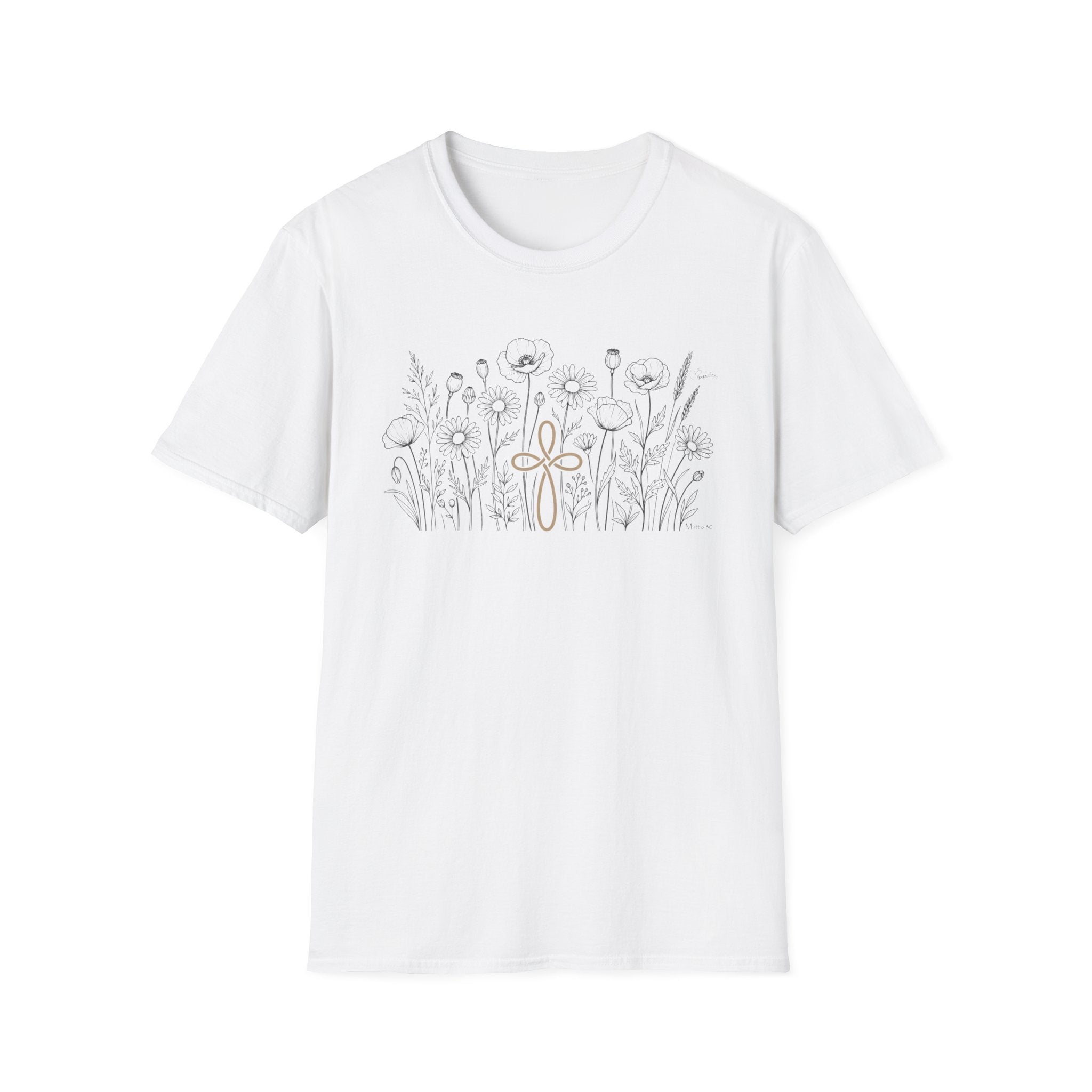 Field of Flowers Sand Cross - T-Shirt