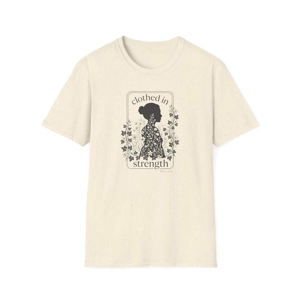 Clothed in Strength Framed - T-Shirt