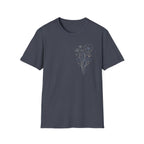 Blue Cross Flowers badge - T-Shirt