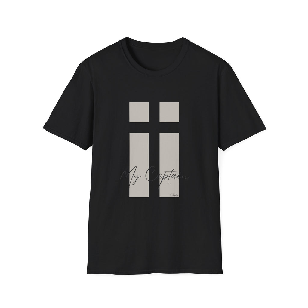 Aye Aye My Captain Subtle Cross Filled Boxes - T-Shirt