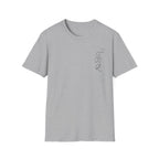Faith Hope Love Cursive with Words pocket - T-Shirt