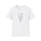 Blue Cross Flowers - T-Shirt