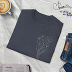 Blue Cross Flowers badge - T-Shirt