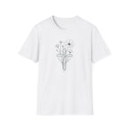 Flowers Green Cross - T-Shirt